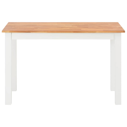 Maison Madeleine -  5 Piece Dining Set Solid Oak Wood